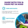 thumbnail image 5 of Outward Hound By Nina Ottosson Lickin' Layers Interactive 3-in-1 Dog Feeder Puzzle, Lick Mat & Slow Feeder Bowl, Multi-Color, Medium/Large, 5 of 9