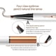 thumbnail image 2 of LáLápiz Para Cejas Lápiz Microblading De - Pluma impermeable del tatuaje de la punta bifurcación lápiz 4 ceja 3D, 3D Waterproof Fork Tip Tattoo Pencil (# Negro) # Negro, 2 of 6
