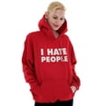 thumbnail image 3 of I Hate People Sarcastic Cynical Humor Hoodie Sweatshirt Women Men Brisco Brands S, 3 of 6