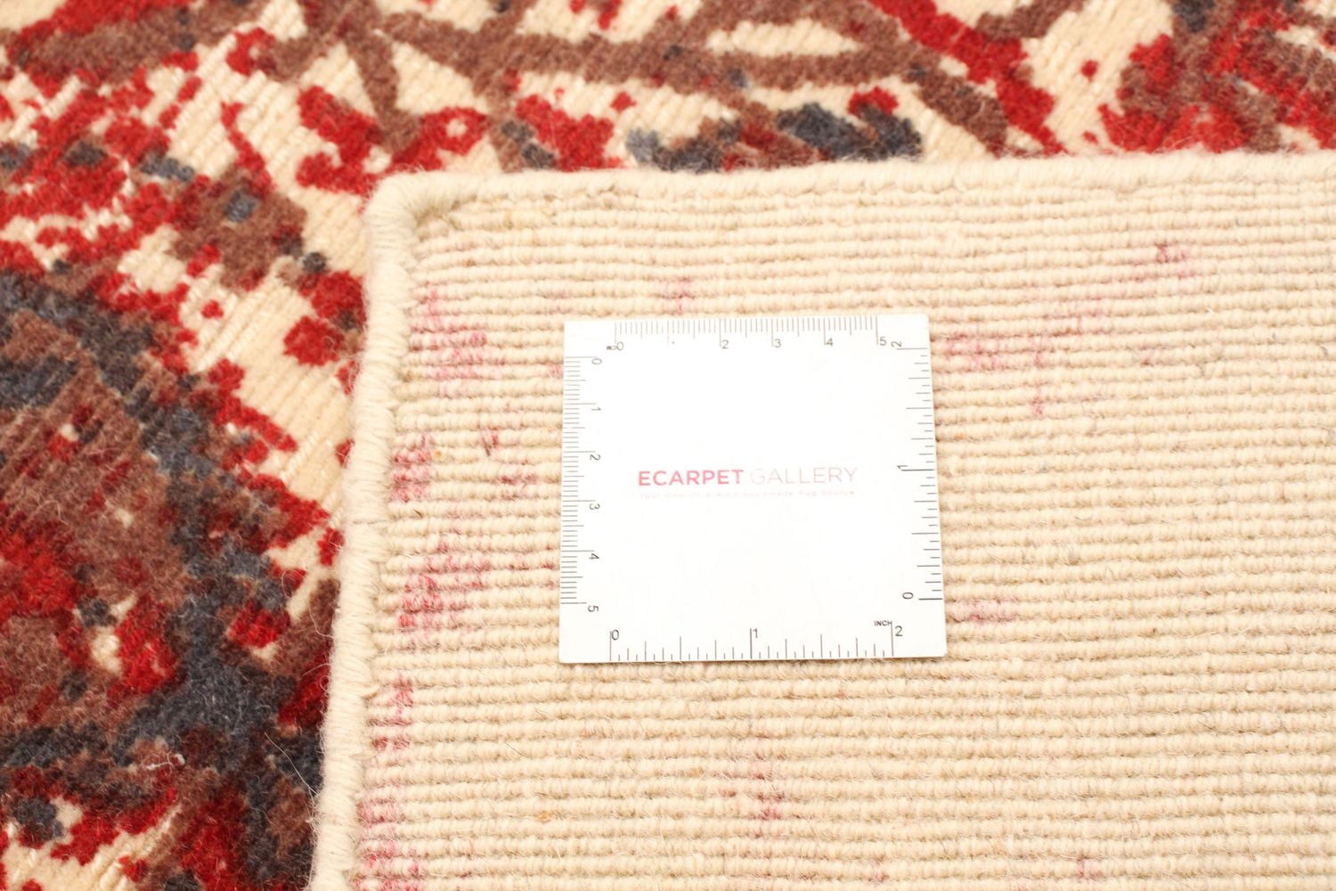 ECARPETGALLERY 4'11" x 7'3"  Contemporary Galleria Hand Loomed Area Rug for Living Room, Dining Room and Bedroom in Ivory