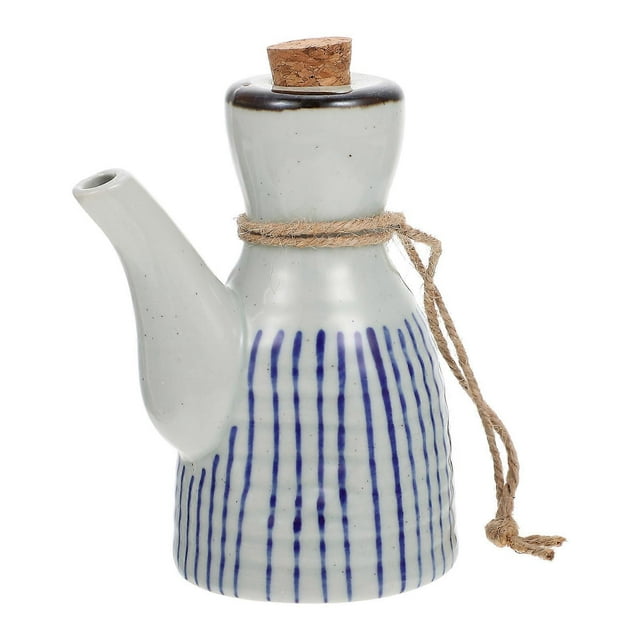 Grease Container Ceramic Sauce Dispenser Oil Cruet Ceramic Ceramics Oil Dispenser Bottle Ceramic Oil Decanter