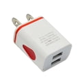 thumbnail image 1 of Phone Universal 2.1A 5V LED 2 USB Charger Fast Wall Charging Adapter US Plug USB Charger, 1 of 5