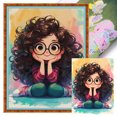 thumbnail image 1 of Kit Punto Cruz para Niña Bordado Con Hilo Algodón Ecológico 11CT Arte 40x53cm, 1 of 9