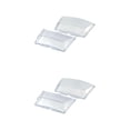 thumbnail image 3 of Transemion 1 Pair Light Lens Cover Guard Mud Tips for Transparent 52x100mm 2Set, 3 of 6