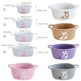 thumbnail image 3 of Gnwei Small Easter Basket, Woven Basket,Small Rope Storage Bin with Handles & Ribbon Bag, Organizer for Shelves Closets,Gift Basket Empty for Birthday,Books,Dog Toys, 3 of 9