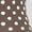 Coffee Brown, variant on Black & White Polka Dot Sexy Casual Backless Sleeveless Spaghetti Strap Dress for Women Spring Summer