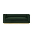 thumbnail image 4 of Posh Living Aylah Velvet 3 Seat Sofa Hunter Green, 4 of 9