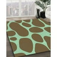 thumbnail image 3 of Ahgly Company Machine Washable Indoor Rectangle Transitional Saddle Brown Area Rugs, 7' x 10', 3 of 7