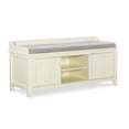 thumbnail image 1 of Linon Banc de Rangement pour Entrée en Blanc, 1 of 16