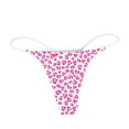 thumbnail image 4 of Wxolcjlv Women's Underwear Valentine'S Day Leopard Printed Sexy Thong Panties Ladies Breathable Panties Comfy Thongs,Size S-XXL, 4 of 6