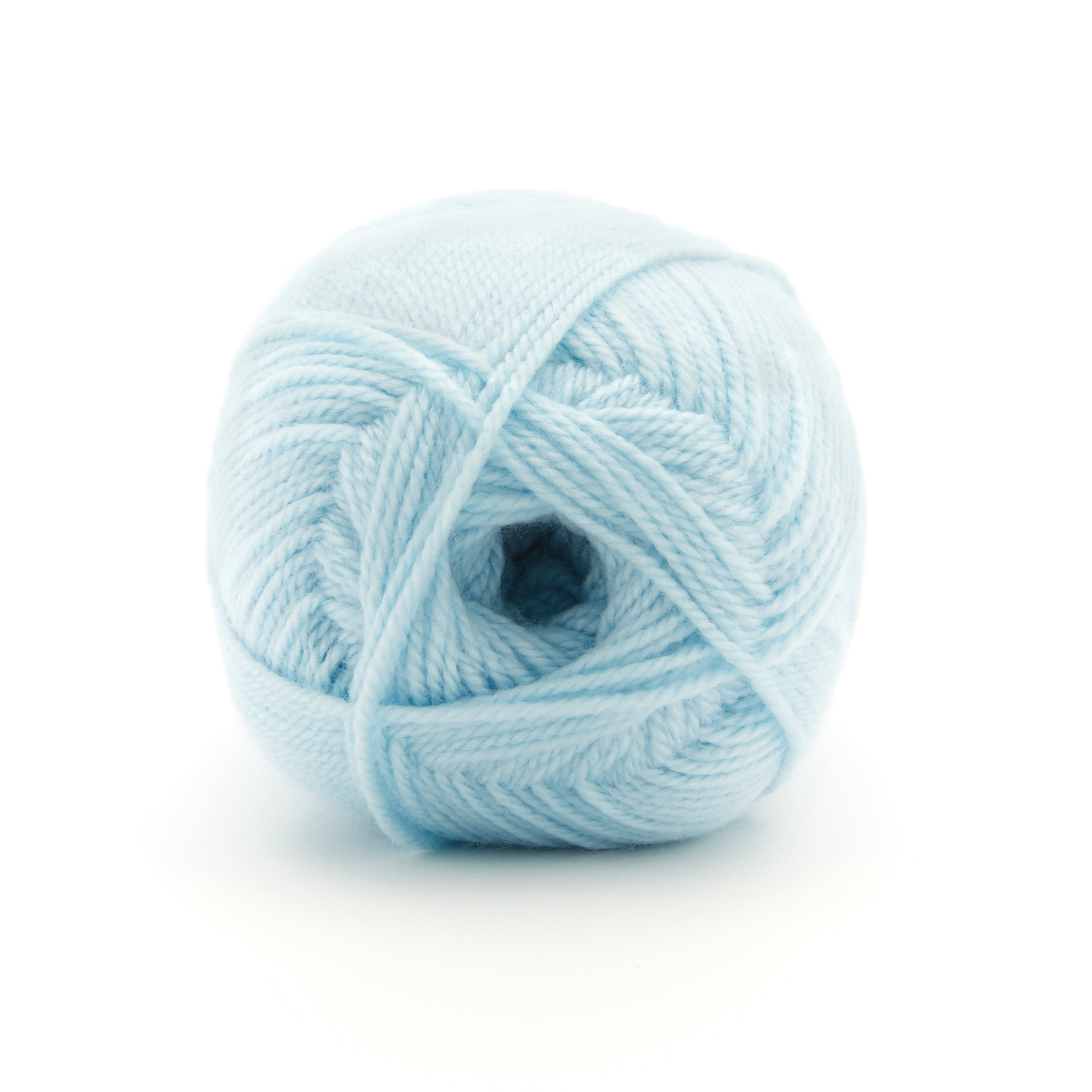 (3 pack) Baby Cuddles Yarn by Loops & Threads - Yarn for Knitting - Crochet - Weaving - and Arts & Crafts - Blue - Acrylic - Polyamide - 4 oz
