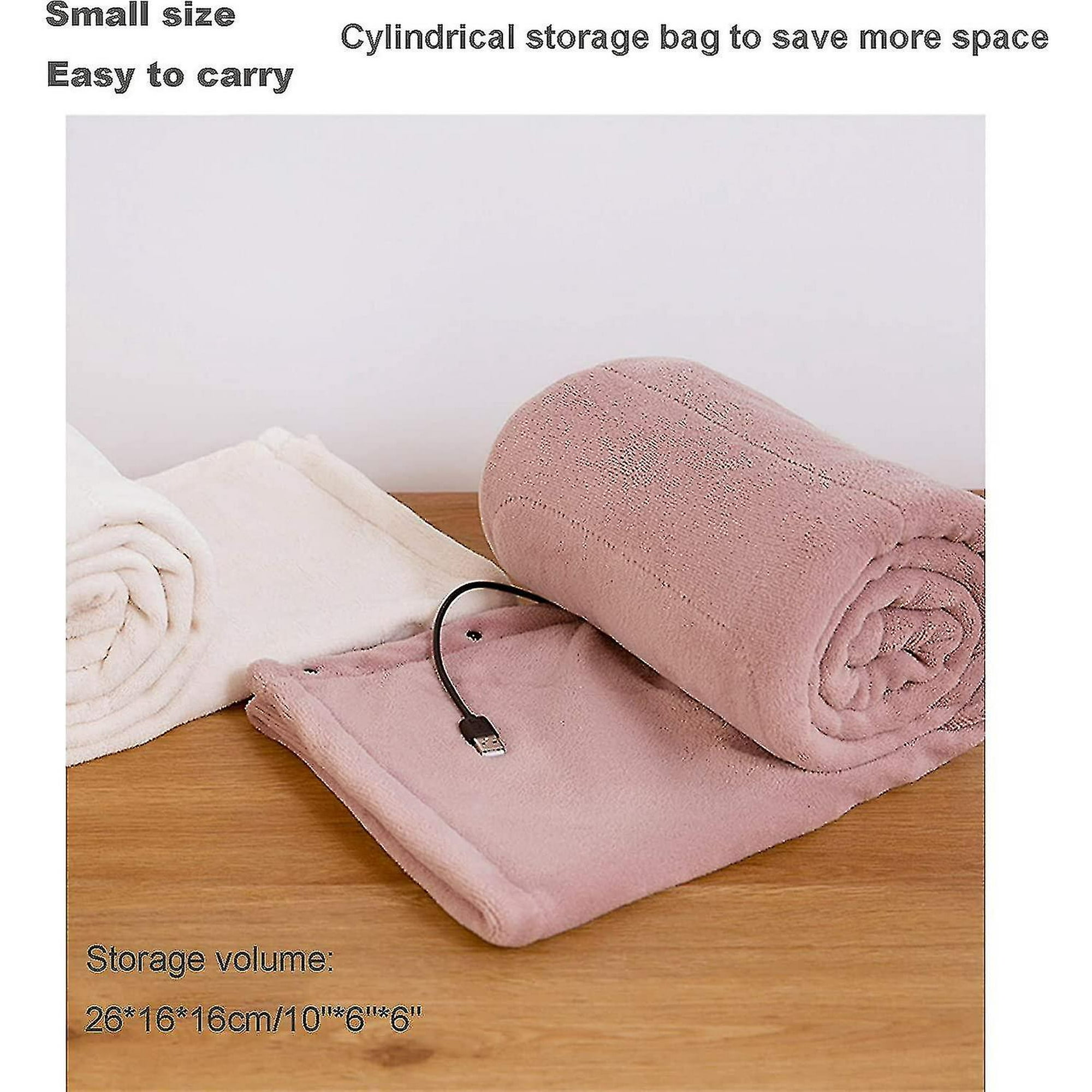 Usb Rechargeable Electric Heating Pad Heated Throw Blanket Shawl Full Body  Flannel Fast-heating For Outdoors Stadium Home Office, Machine Washable |  Walmart Canada