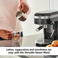thumbnail image 4 of KitchenAid Metal Semi-Automatic Espresso Machine, Onyx Black, KES6503, 4 of 13