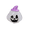 White, variant on Hometravel Halloween Resin Mini Pumpkin Ghost Figurines, Cute Colorful Miniatures Desktop Decorations, Ghost Pumpkin Set for Car, Home, Party, Holiday Gift Display