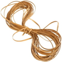 WRISTBIQUE Light Brown Plastic Rattan Caning Material Roll for Chair Repair and Wicker Replacement