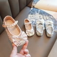 thumbnail image 5 of Otqutp Little Kid Nonslip&nbsp;Shoes Kids Girl Dress Shoes Toddler Princess Sparkly Pearl Ballet Shoes Little Girl Party Wedding School, 5 of 8