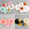 thumbnail image 2 of Abanicos de papel tisú DIY, decoraciones de fiesta, artesanías de papel colgantes de Navidad, decoraciones para Baby Shower, suministros de Decoración de cumpleaños y boda, 2 of 4