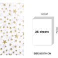 thumbnail image 5 of RUSPEPA Gift Wrapping Tissue Paper - Metallic Gold Star Print Tissue Paper Bulk for Gift Wrap, Art Crafts, DIY, Pack Bags - 19.5 x 27.5 inches - 25 Sheets, 5 of 5