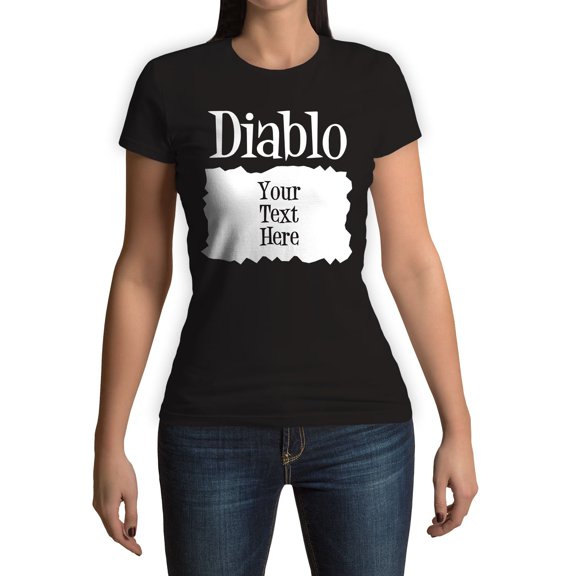 Function - CUSTOM TEXT DIABLO Sauce Costume Fashion T-Shirt