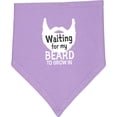 thumbnail image 2 of Inktastic Waiting for My Beard to Grow in Baby Bandana Bib, 2 of 4