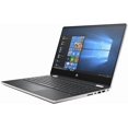 thumbnail image 2 of HP 14-inch 2-in-1 X360 HD Touchscreen Laptop, Intel Core i5-1035G1 Processor, 12GB DDR4, 512GB SSD, Backlit Keyboard, Bluetooth, Webcam, Windows 10 Home, Silver with Mazepoly Accessories, 2 of 6
