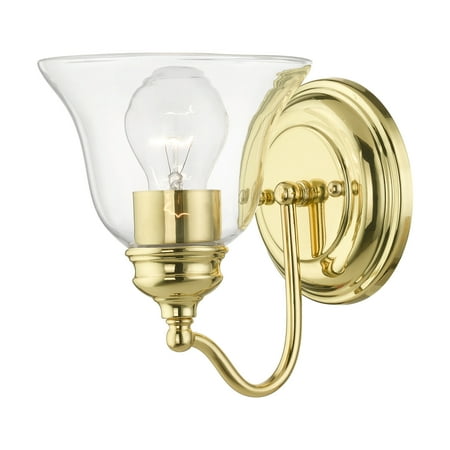 

Livex Lighting 16931 Moreland 8 Tall Commercial Bathroom Sconce - Brass
