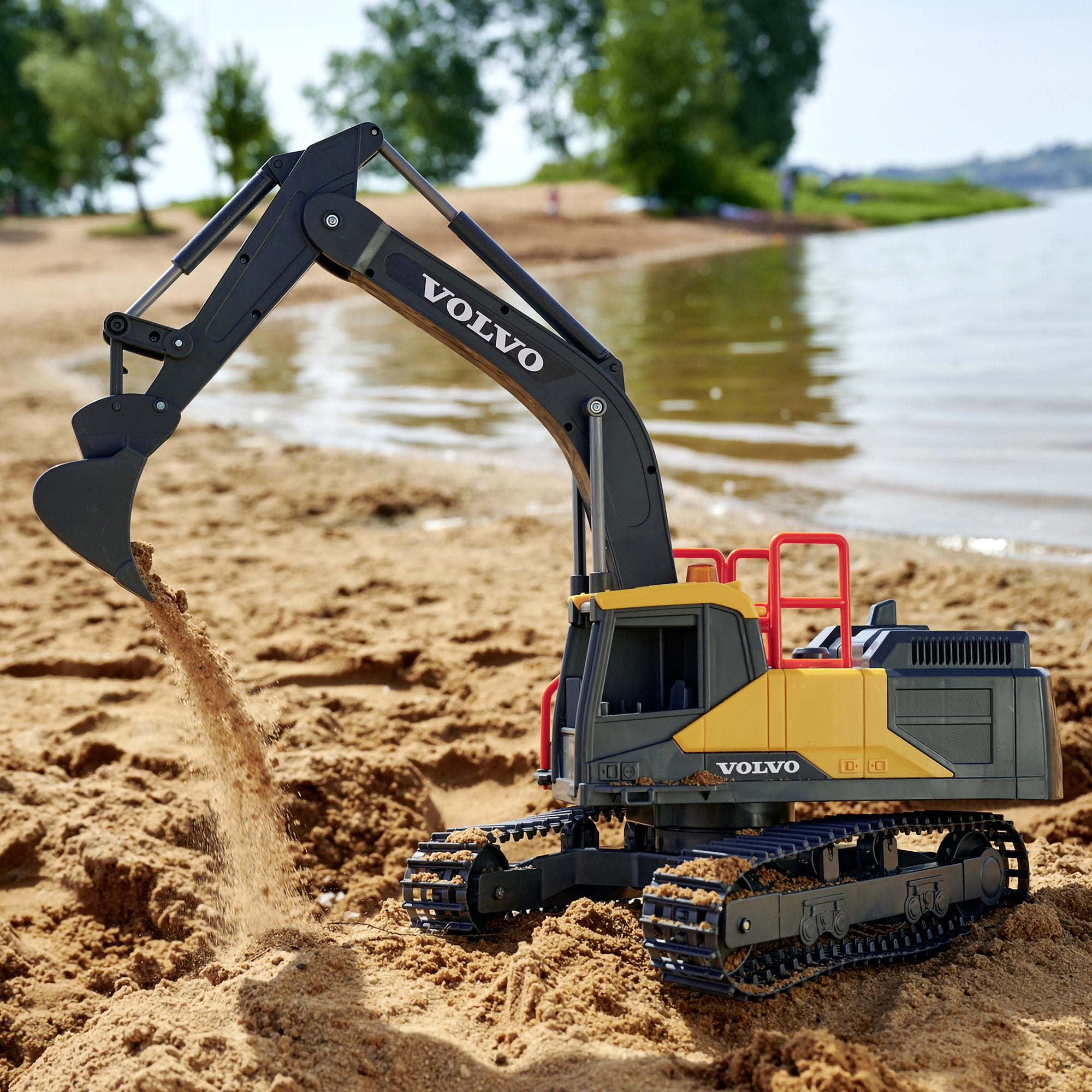 Dickie Toys: RC Volvo Mining Excavator – 2.4 GHz Remote Control