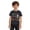 Black, variant on Kids 250th Anniversary America Doodle T-Shirt, Boys Patriotic 1776-2026 Short Sleeve Graphic Tee