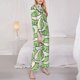 thumbnail image 3 of Balery Cute Crocodile Conjunto de Pijama con Estampado para Mujer, Conjunto de Dos Piezas con Manga Larga, Ropa de Dormir Suave con Bolsillos, Pijamas Cómodos-Large, 3 of 7