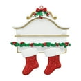 thumbnail image 5 of Personalized Red Christmas Stocking Ornament 2024 - Our First Christmas Together-Ornaments by Elves, 5 of 10