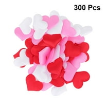 Raindrops 300Pcs Marriage Proposal Decorations Heart Shaped Confetti Pink Red White For Wedding Engagement