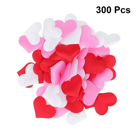 Raindrops 300Pcs Marriage Proposal Decorations Heart Shaped Confetti Pink Red White For Wedding Engagement