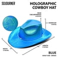 thumbnail image 3 of Txlixc Sombrero de vaquero femenino con decoración brillante Txlixc moda, 3 of 4