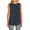 thumbnail image 2 of Camiseta sin mangas para mujer con cierre de cremallera y cuello en V, camisas de gasa sin mangas sueltas para uso en verano, 2 of 4