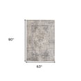 thumbnail image 2 of HomeRoots 531722 10 x 14 ft. Medallion Power Loom Area Rug, Gray, 2 of 9
