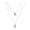 D, variant on SmartBy 1 Set Sun And Moon Necklaces Couples Matching Necklaces Rhinestone Sun Moon Pendant Necklaces Gift for Valentine's Day Anniversary