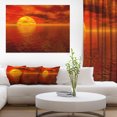 thumbnail image 1 of Design Art - Sun Falling to Yellow Ocean, 1 of 3