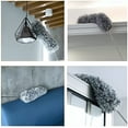 thumbnail image 4 of Microfiber Duster with Extension Pole(Stainless Steel)100 inches, with Bendable Head, Duster for Cleaning High Ceiling Fan, Interior Roof, Cobweb, 4 of 6