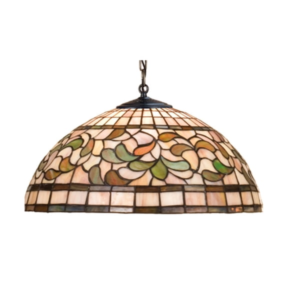 20"W Tiffany Turning Leaf Pendant
