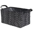 thumbnail image 2 of DII PE Coated Tribal Chevron Laundry Hamper, 16" x 16" x 19", Woven Paper, Multiple Colors, 2 of 2