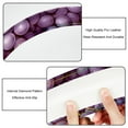 thumbnail image 3 of Grape 14.5 Inch Printing PVC Leather Car Wheel Cover Auto Accessories, 3 of 6
