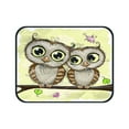 thumbnail image 3 of ABPHQTO Greeting Card With Two Cute Cartoon Owls Pet Dog Cat Bed Pee Pads Mat Cushion Potty Dogs Blankets Crate Bed Kennel 28x36 inch, 3 of 4