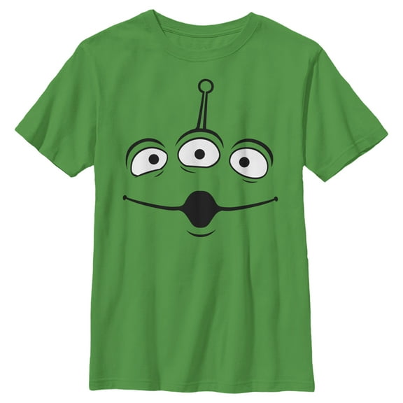 Boy's Toy Story Squeeze Alien Costume Tee Graphic Tee Kelly Green Medium