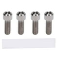 thumbnail image 2 of 4 Pcs Bikes Disk Brake Caliper Screw, M6x16mm Ti Alloy Cycling Brake Clamp Fixing Bolt Replacement, 2 of 7