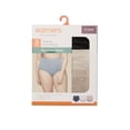 thumbnail image 4 of Warners® Blissful Benefits Women's Tummy-Smoothing Comfort High Waist Microfiber 3-Pack Brief S-3XL, 4 of 5