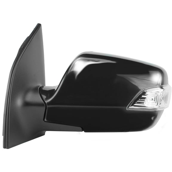 75028K - Fit System Driver Side Mirror for 09-14 Kia Sedona, textured black w/ PTM cover, w/ turn signal & memory, foldaway, Heated Power