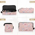 thumbnail image 5 of Hair Tool Organizer Bag with Heat Resistant Mat Removable Travel Storage Case for Hot Air Brushes Curling Irons Cute Various Poses Unicorns, 5 of 8
