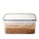 thumbnail image 1 of Recipientes de plástico transparente con tapa para almacenar alimentos | Set hermético para organizar la despensa de la cocina | Frascos apilables y sellados sin BPA para harina, azúcar, refrigerios, 1 of 1