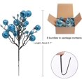 thumbnail image 3 of La navidad Berry Recoge Conjunto de Navidad artificial Purpurina Bayas Tallos para Árbol de Navidad, la Corona Guirnalda Decoración de Fiestas y Decoración para el Hogar, 3 of 5