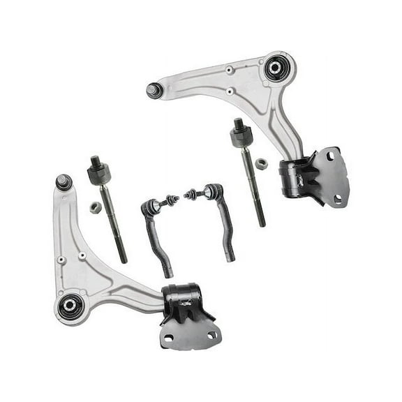 Front Control Arm and Tie Rod End Kit - Compatible with 2013 - 2017 Ford Fusion 2014 2015 2016